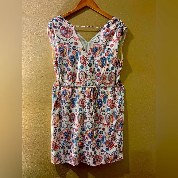 Paisley dress.  Size large. - Picture 1 of 8